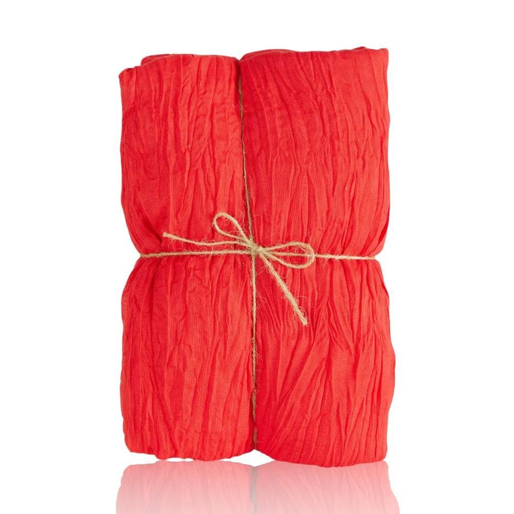 TELO ORGANZA CM90X3MT ROSSO